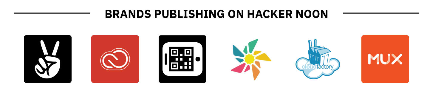 Brands publishing on Hacker Noon