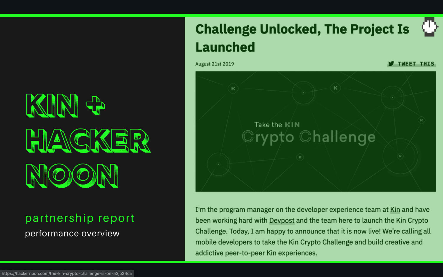 Brand-as-author Performance report - page 1