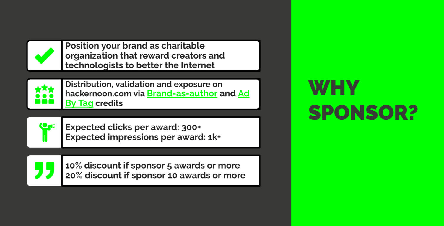 Why Sponsor an Individual Award?